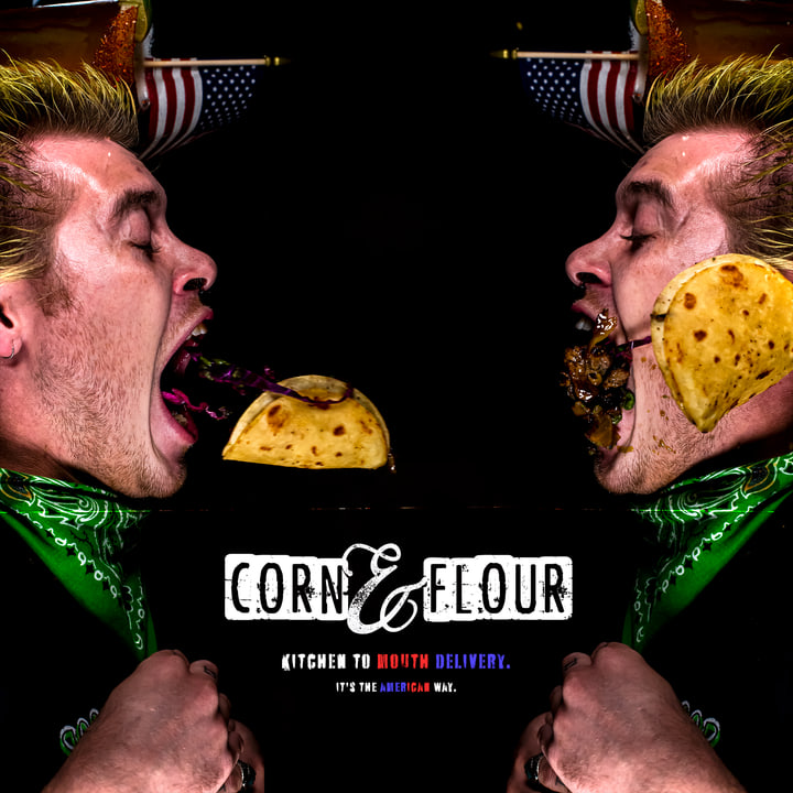 Corn & Flour Fourth of July graphic
