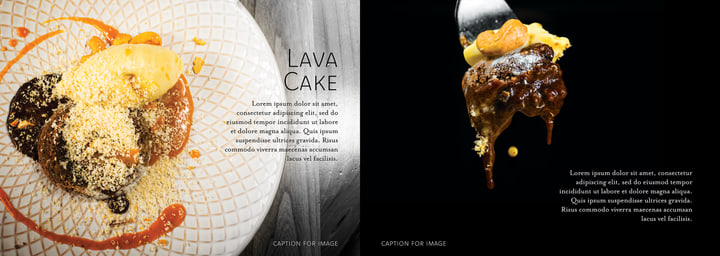 Lava cake spread