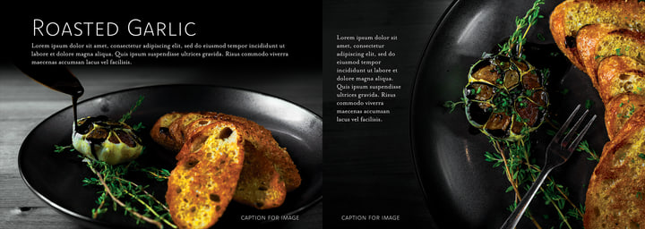 Roasted garlic spread