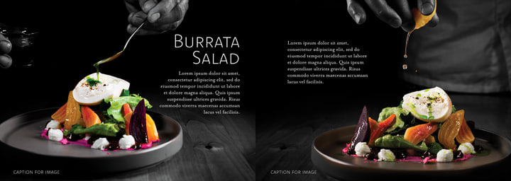 Burrata salad spread