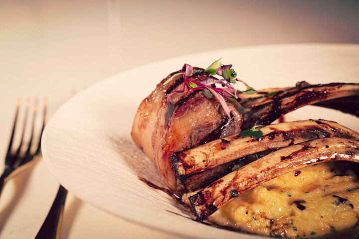 Lamb chops with potatoes